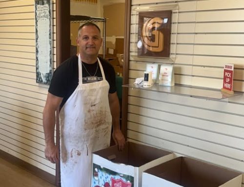 Giannios Candy Gets The First Box Delivered